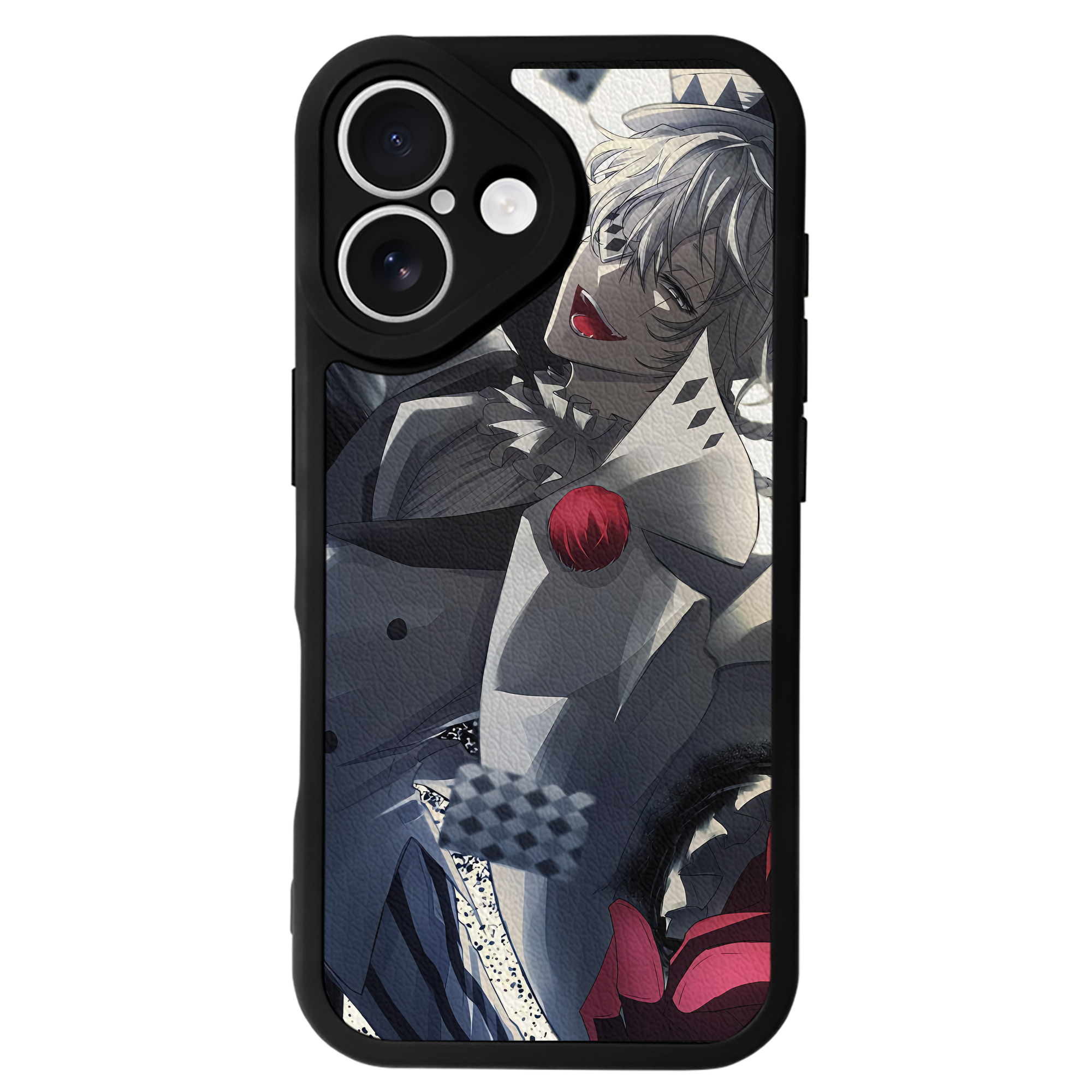 （画像用） 文豪ストレイドッグス Bungo Stray Dogs 【iPhone 16シリーズ対応】シリコンスマホケース（レザー調） 材質：シリコン